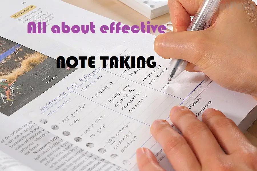 All about effective note taking