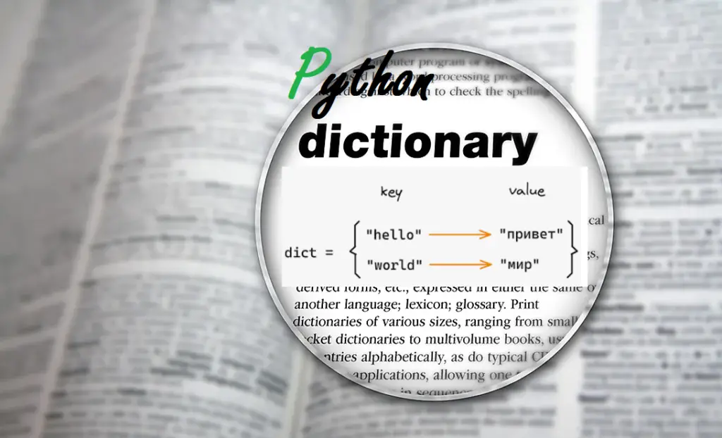 python dictionaries

