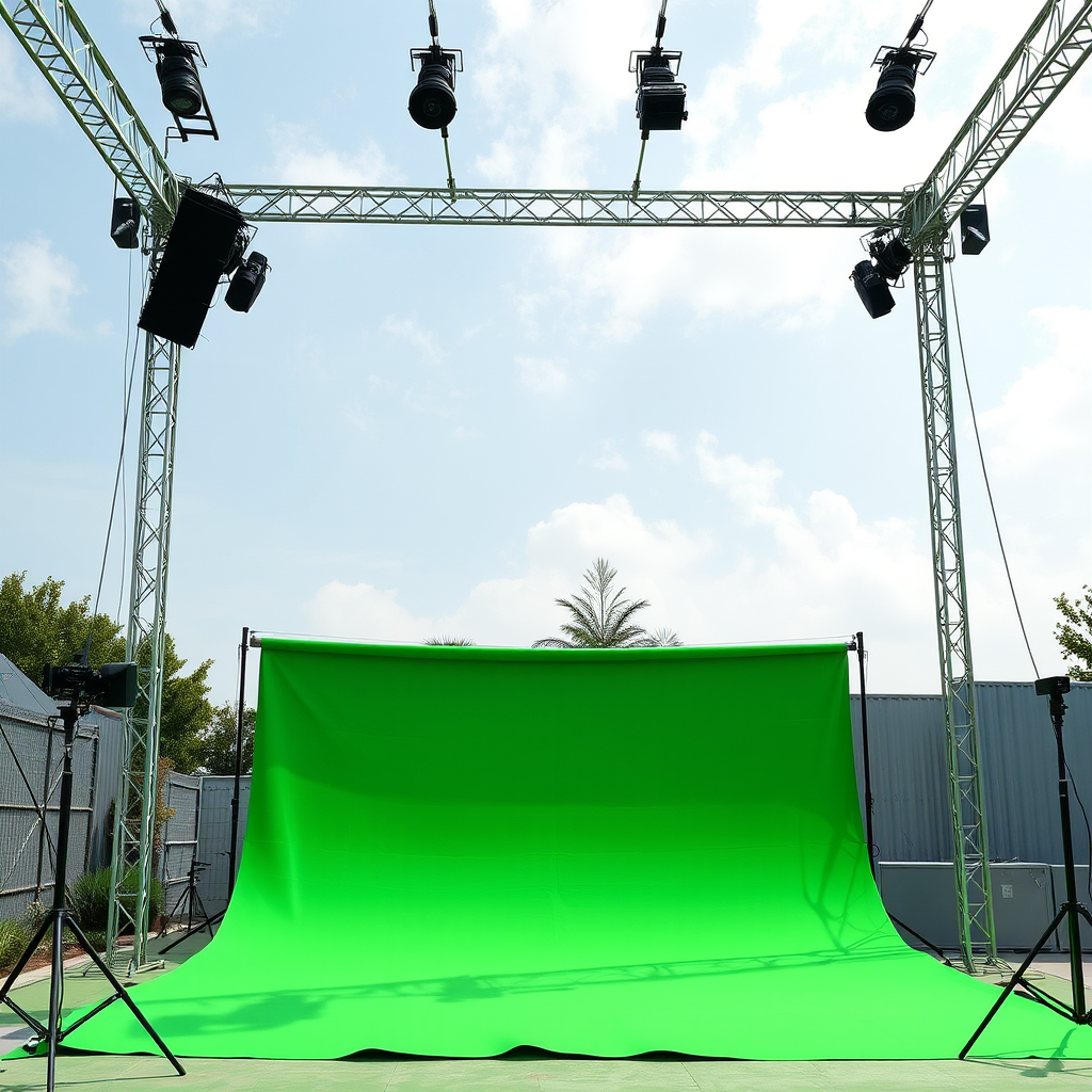 green screen
