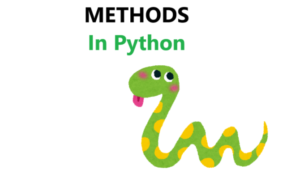 methods in python