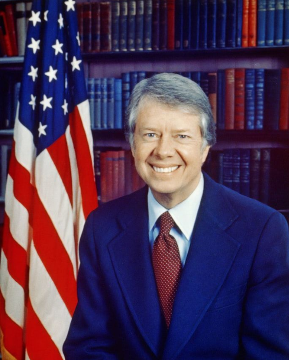 US President Jimmy Carter