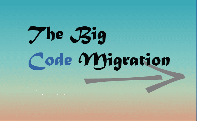 Code migration and Data migration