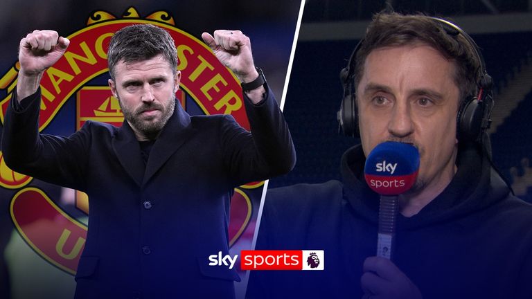 GARY NEVILLE MICHAEL CARRICK 24 FEB