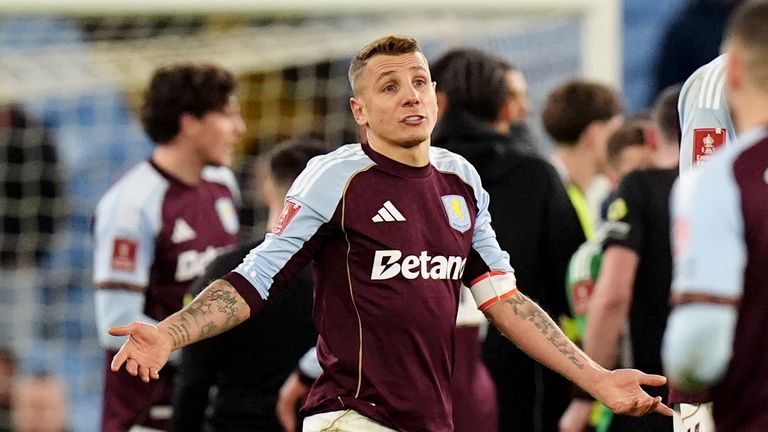 Lucas Digne avoided a red card and gave away a penalty for Aston Villa vs Newcastle