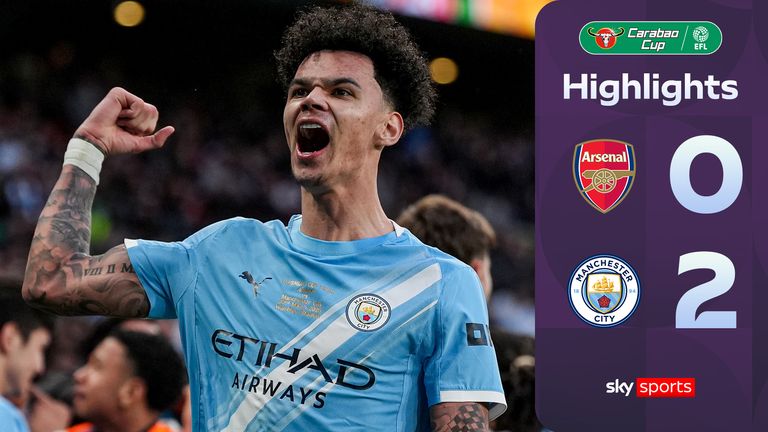 Arsenal 0-2 Man City | Carabao Cup Final highlights