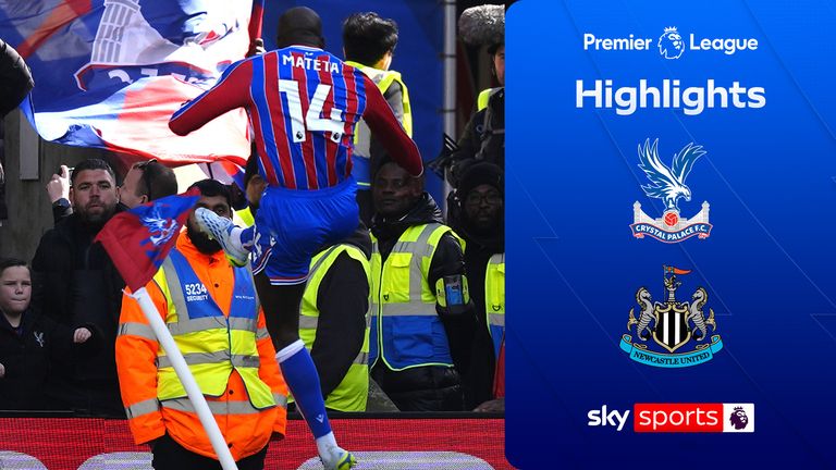 FREE TO WATCH: Highlights from Crystal Palace's Premier League game against Newcastle.