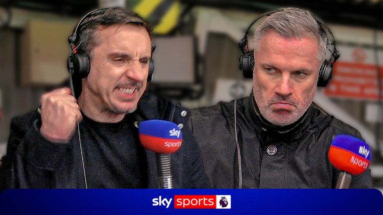 Jamie Carragher and Gary Neville