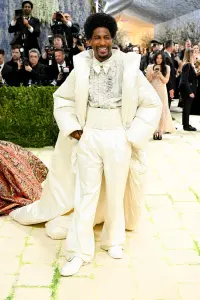 Jon Batiste at The 2026 Met Gala Celebrating "Costume Art" held at The Metropolitan Museum of Art on May 04, 2026 in New York, New York.