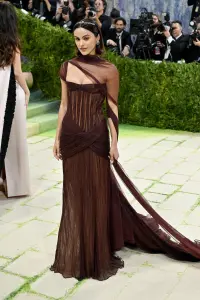 Camila Mendes at The 2026 Met Gala Celebrating "Costume Art" held at The Metropolitan Museum of Art on May 04, 2026 in New York, New York.