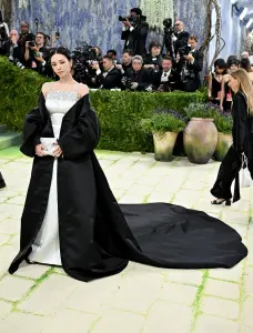 Karina at The 2026 Met Gala Celebrating "Costume Art" held at The Metropolitan Museum of Art on May 04, 2026 in New York, New York.