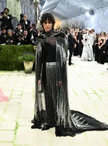 Sombr at The 2026 Met Gala Celebrating "Costume Art" held at The Metropolitan Museum of Art on May 04, 2026 in New York, New York.
