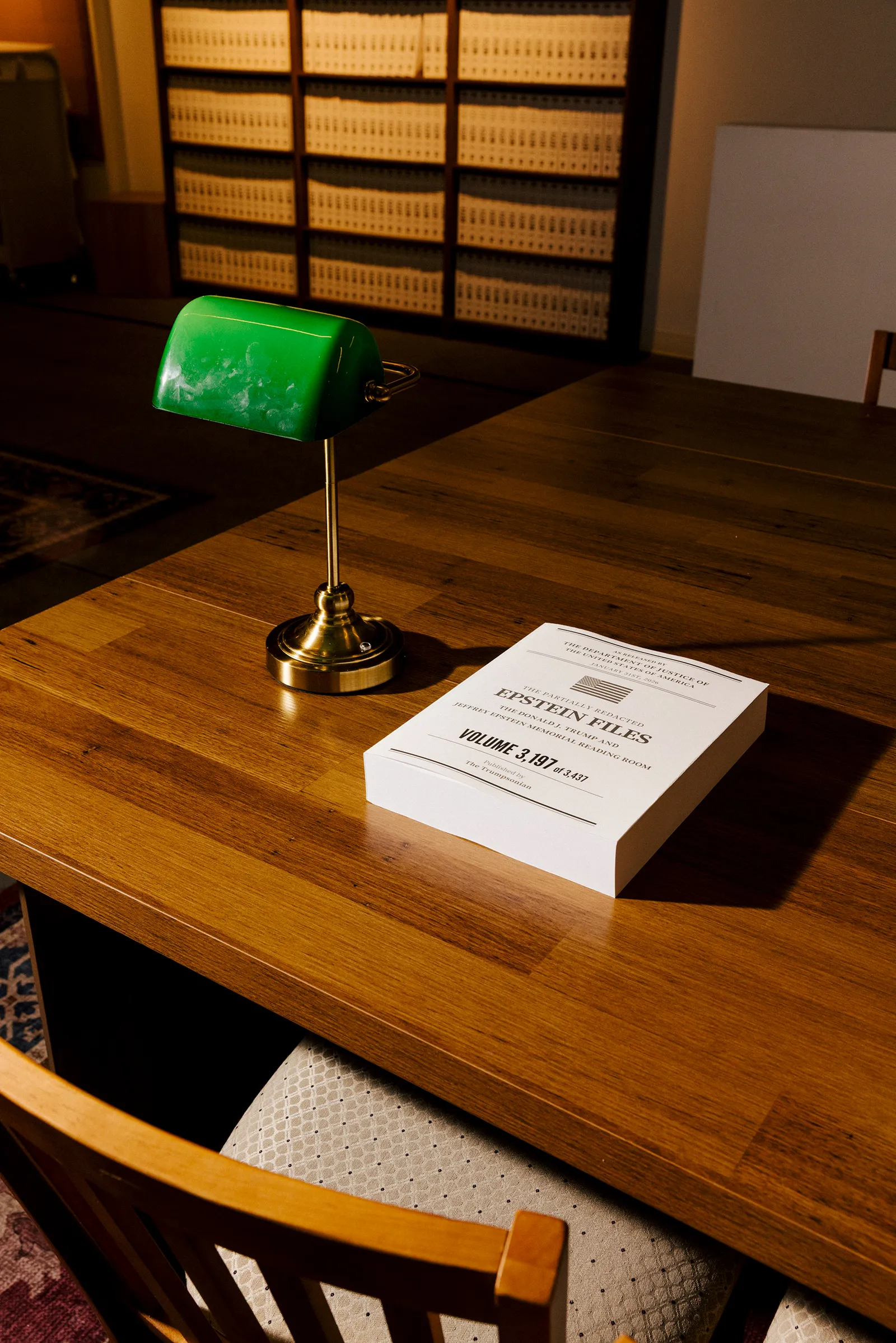 Image may contain Wood Hardwood Stained Wood Lamp Furniture Table and Table Top