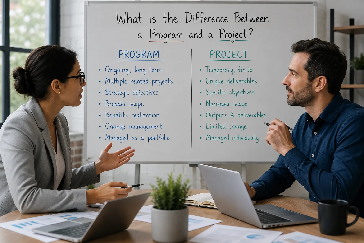 What is the Difference Between a Program and a Project?