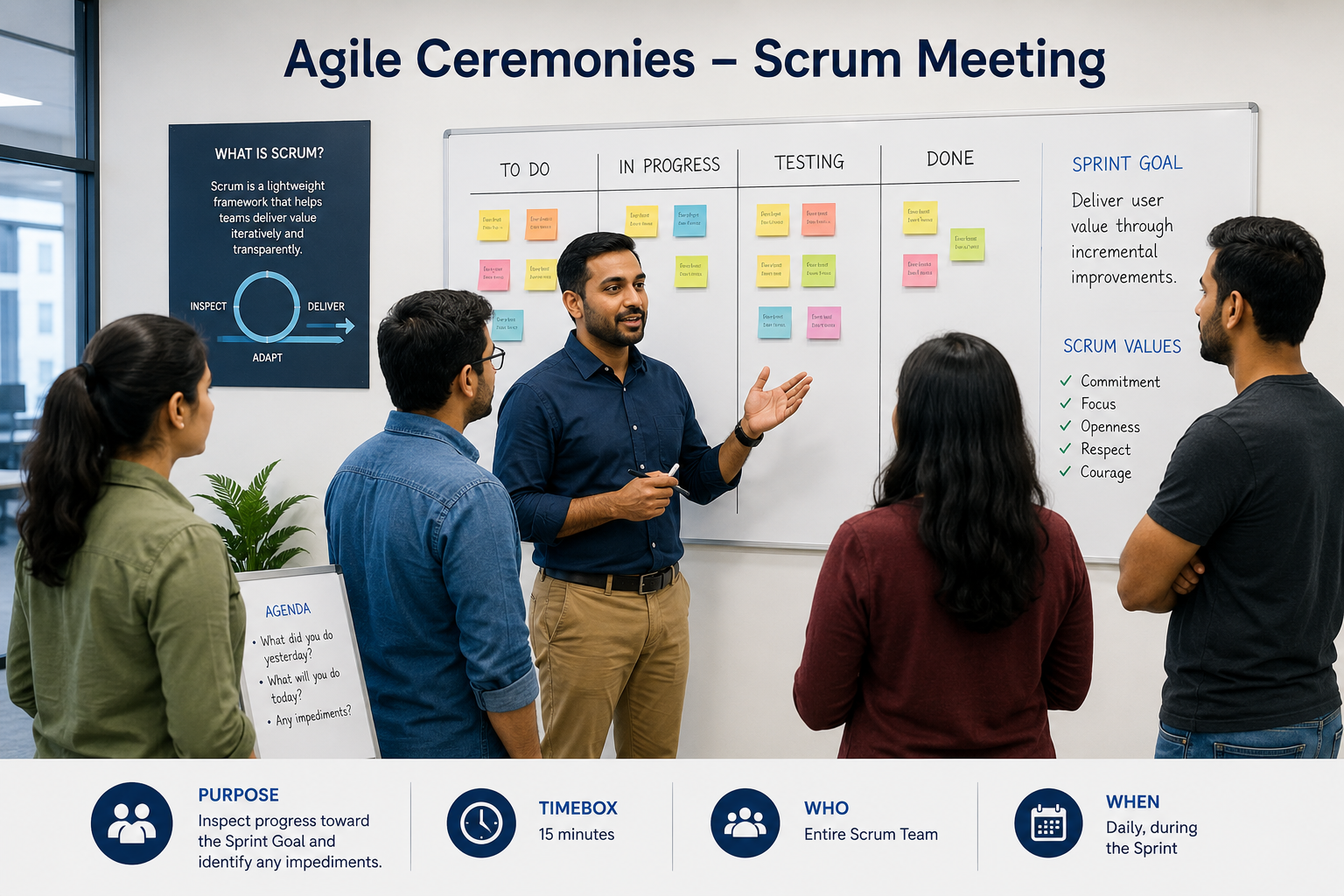 PMP exam, Agile, Scrum ceremonies, sprint planning, retrospective, PMP 2026