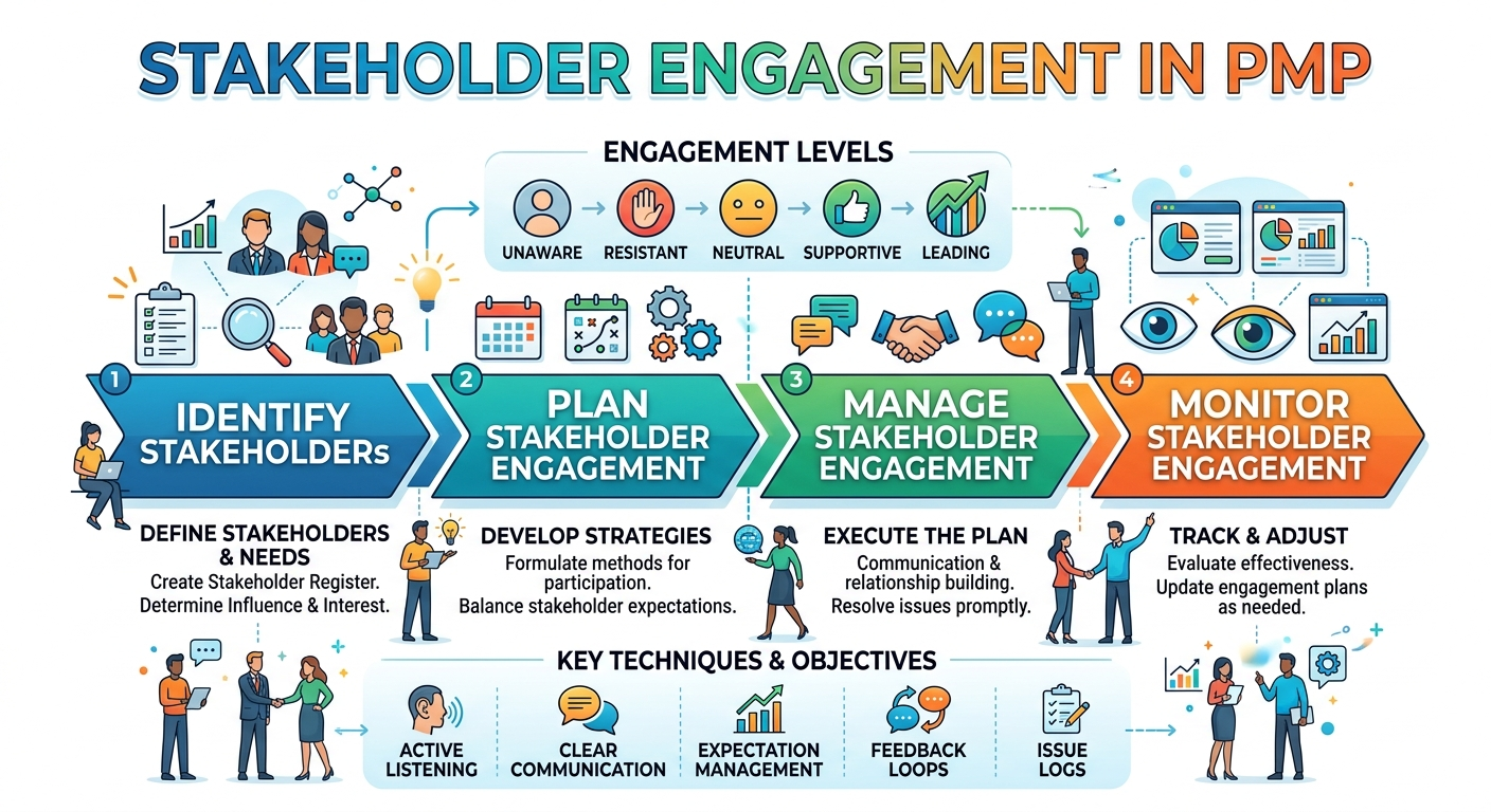 Stakeholder Engagement in PMP