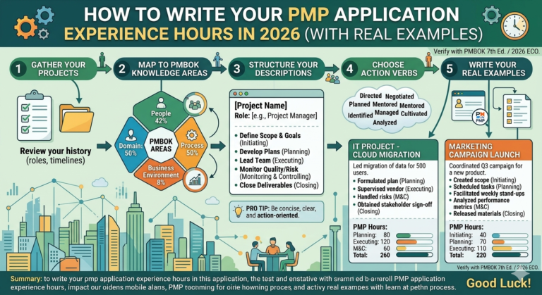 How to Write Your PMP Application Experience