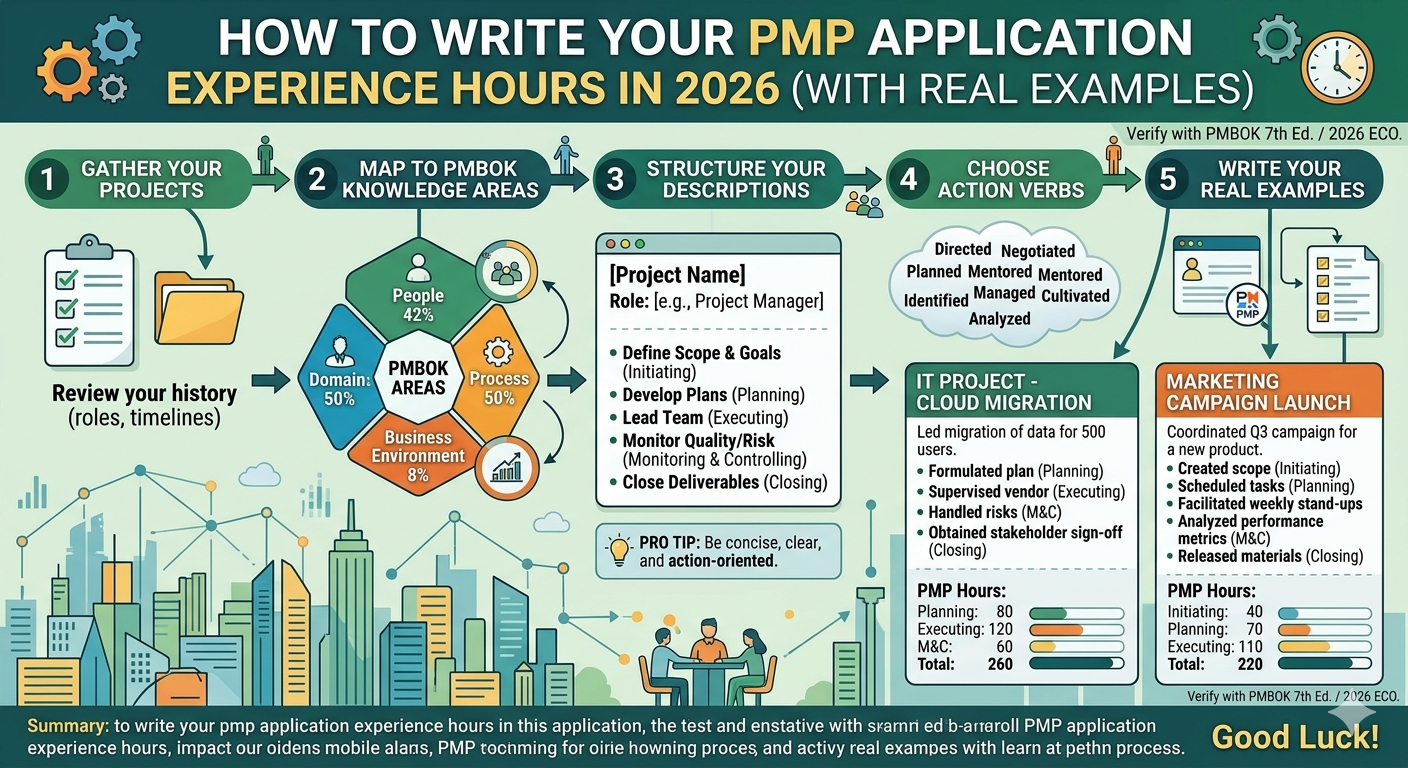How to Write Your PMP Application Experience