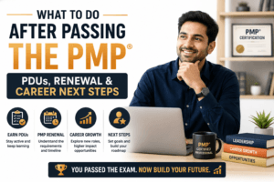 You passed the PMP — now what? A PMP-certified manager walks through exactly what to do in the days after passing, how to earn PDUs, and how to use the certification for real career growth.