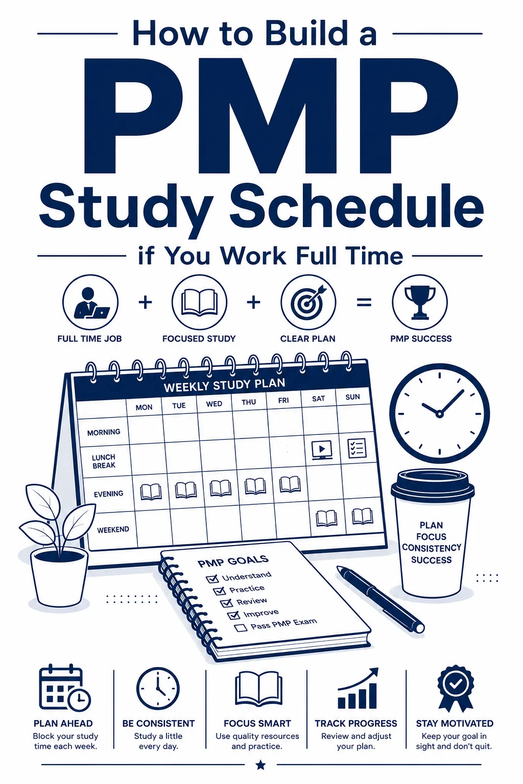 How to Build a PMP Study Schedule if You Work Full Time