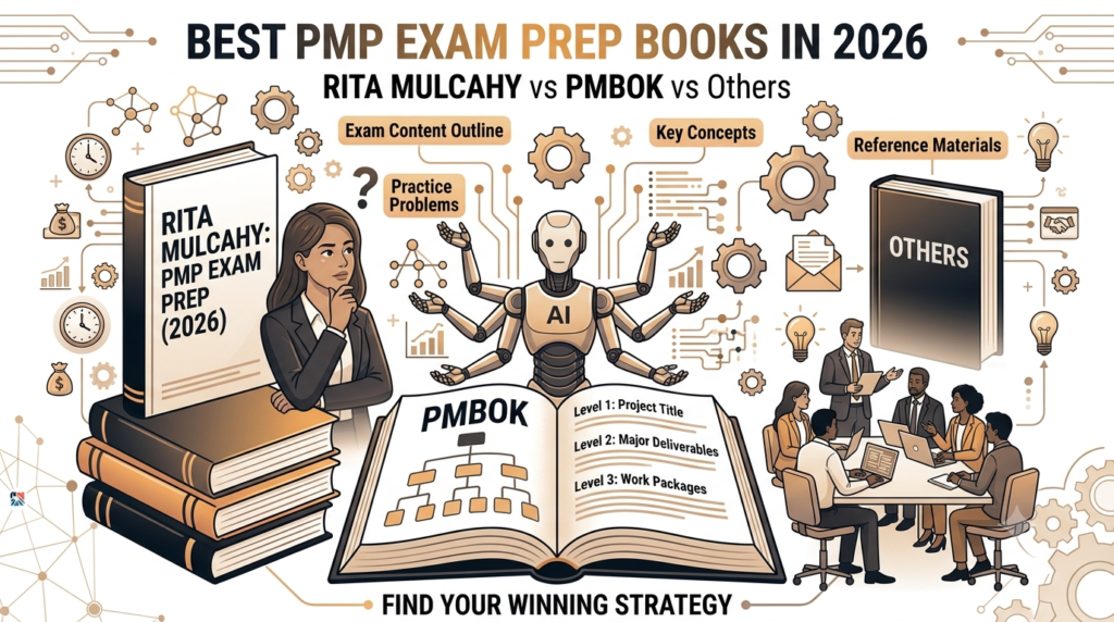 Best PMP Exam Prep Books in 2026: Rita Mulcahy vs PMBOK vs Others