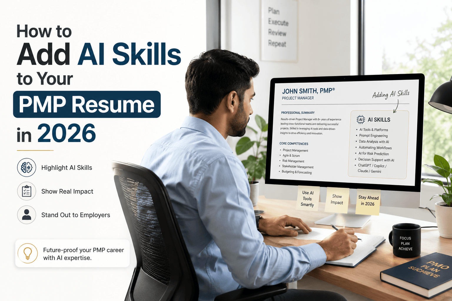 How to Add AI Skills to Your PMP Resume in 2026 (With Examples)