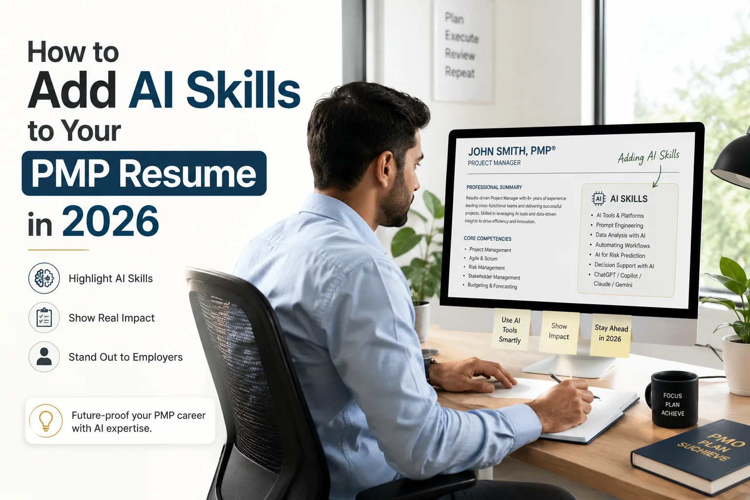 How to Add AI Skills to Your PMP Resume in 2026 (With Examples)